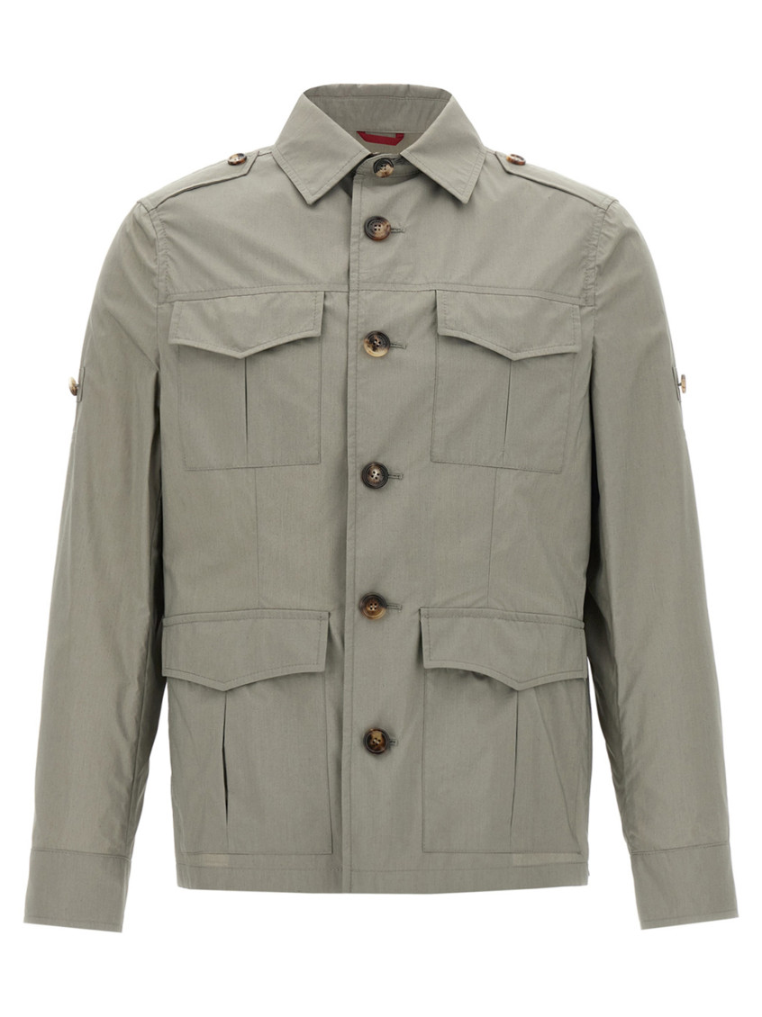 Brunello Cucinelli - Saharan Jacket Casual Jackets, Parka Green