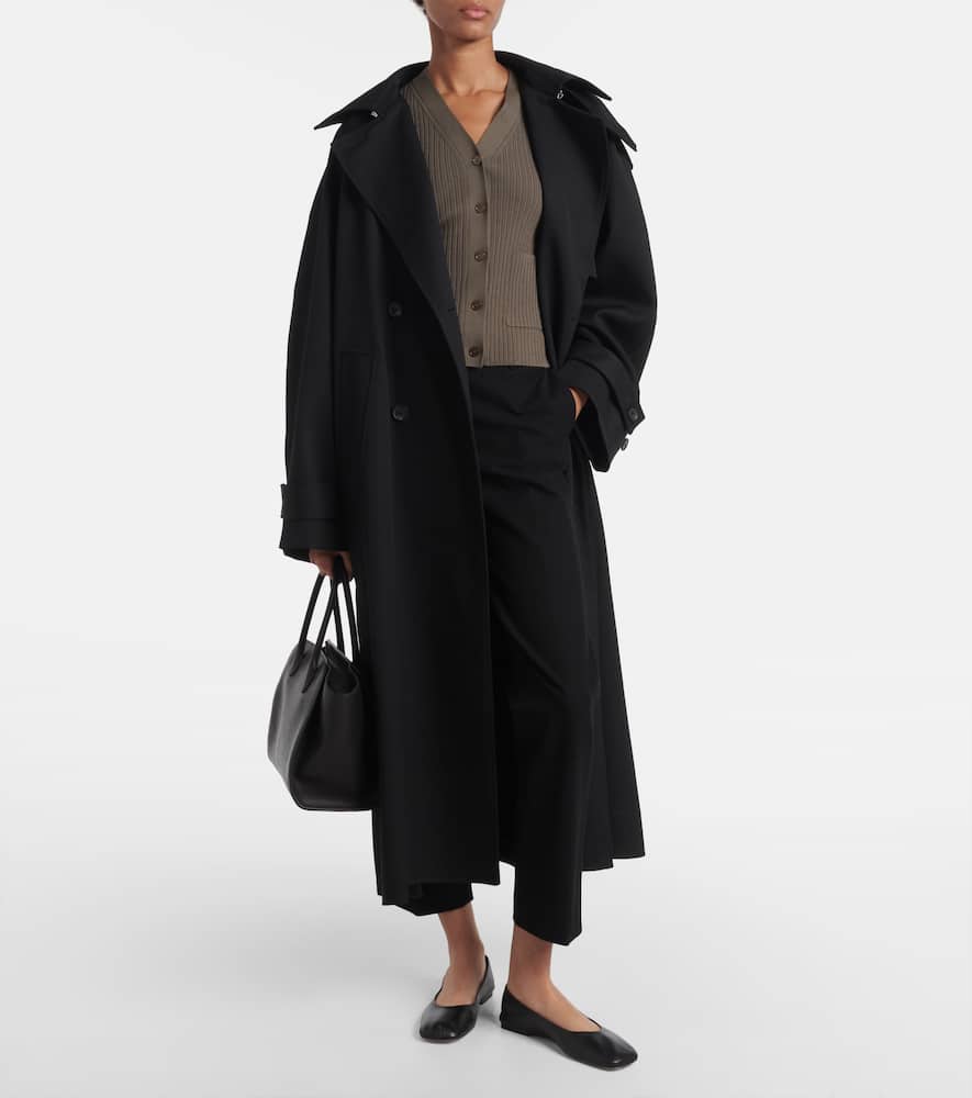 Wool-blend cardigan