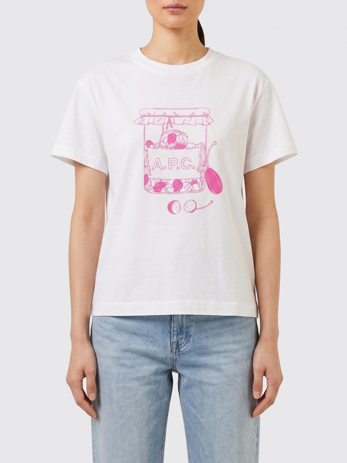 A. P.C. T-Shirt Woman color White