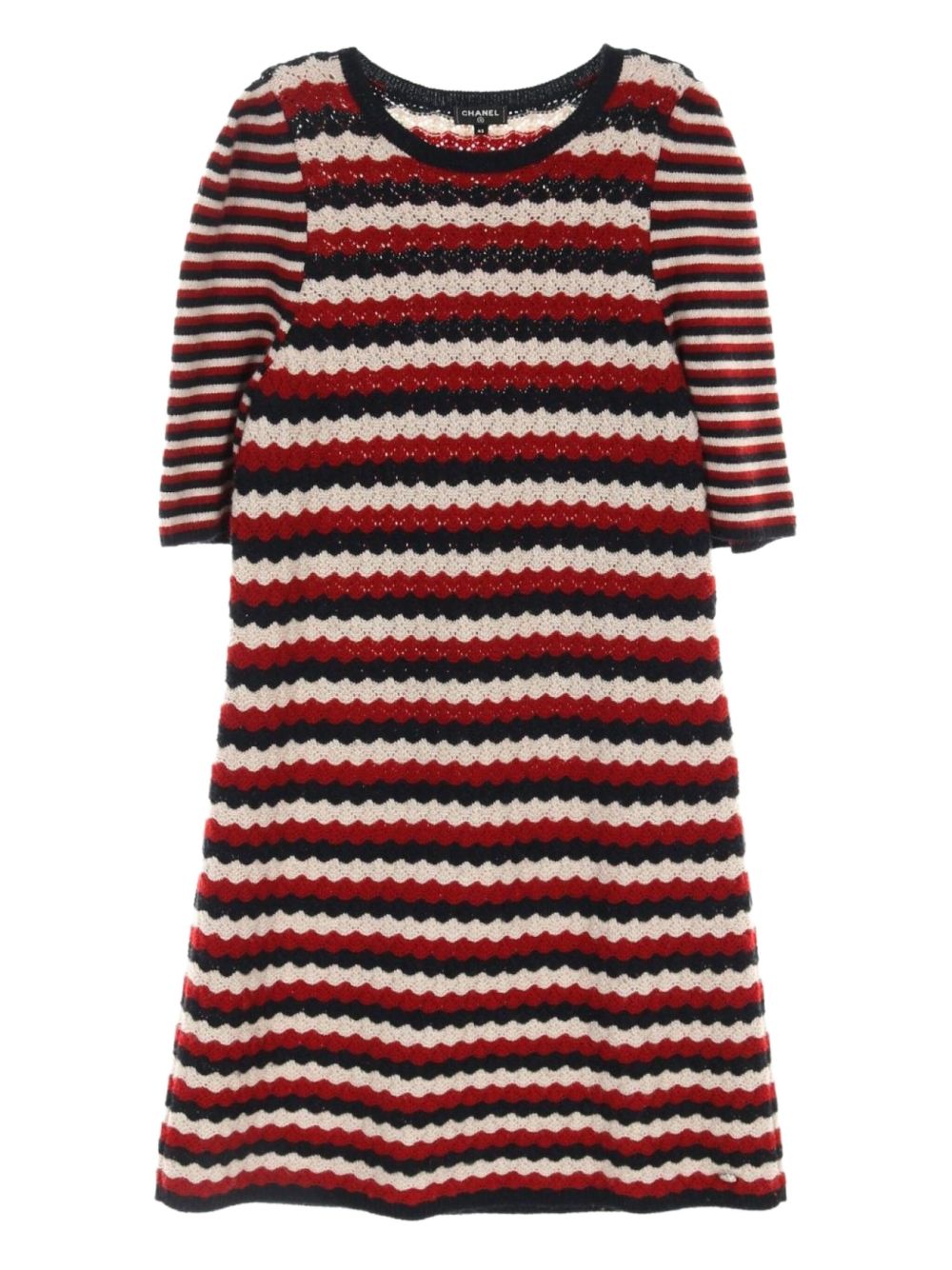 CHANEL Pre-Owned 1986-1988 cashmere dress - Blue