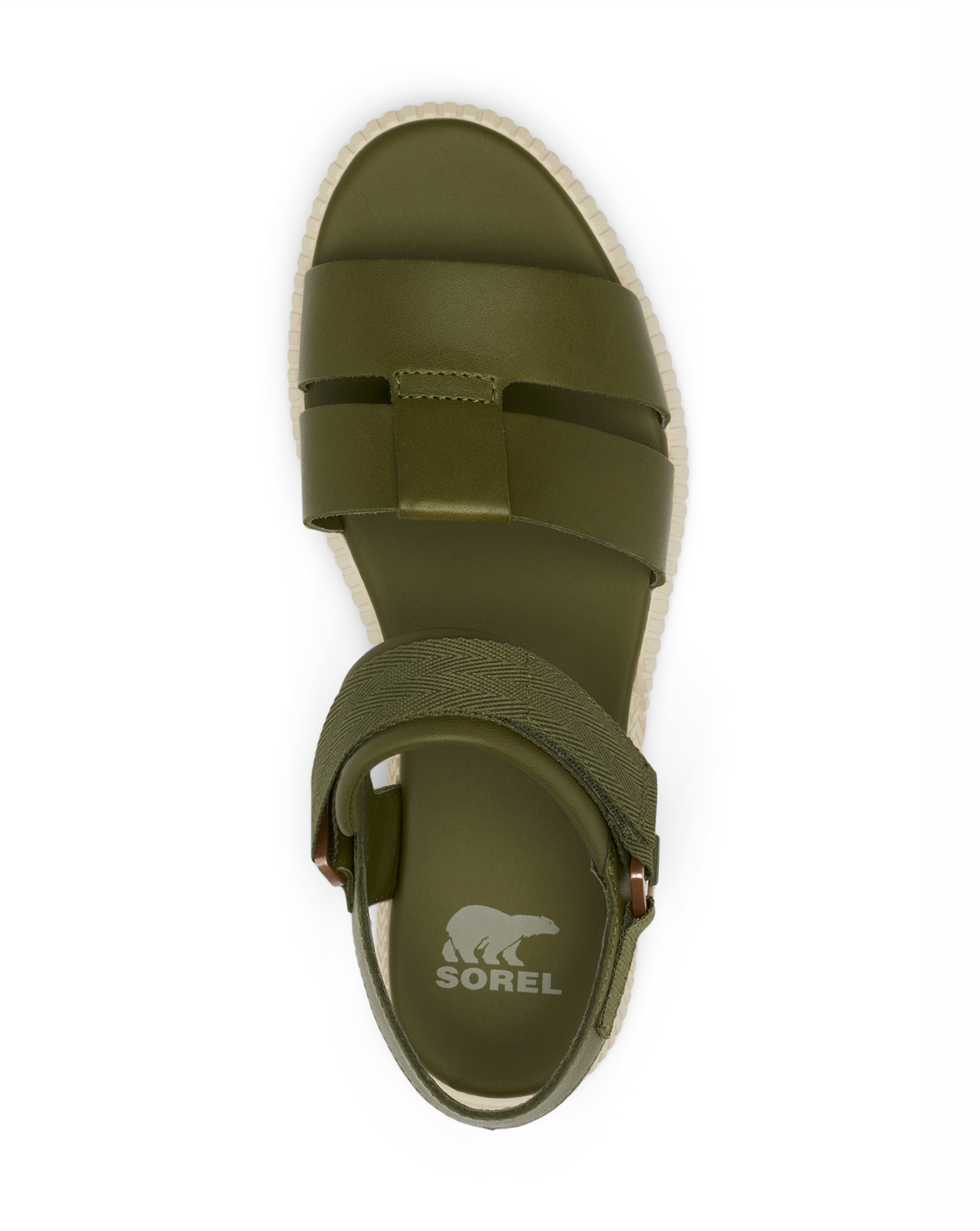 Sorel Ona Ave Ankle Strap Flat Sanda