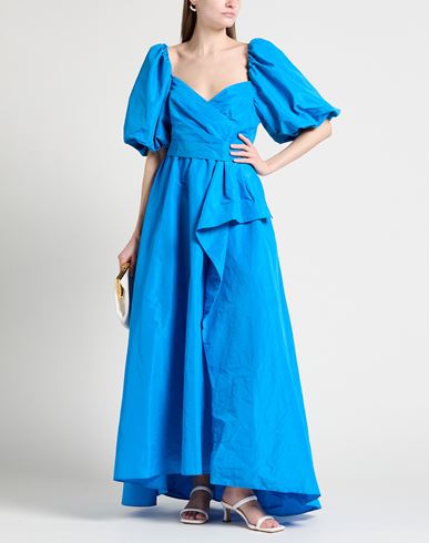 Pinko Woman Maxi dress Azure Size 2 Polyester