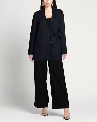 Woman Blazer Navy Size 12 Viscose, Polyamide, Polyester, Elastane