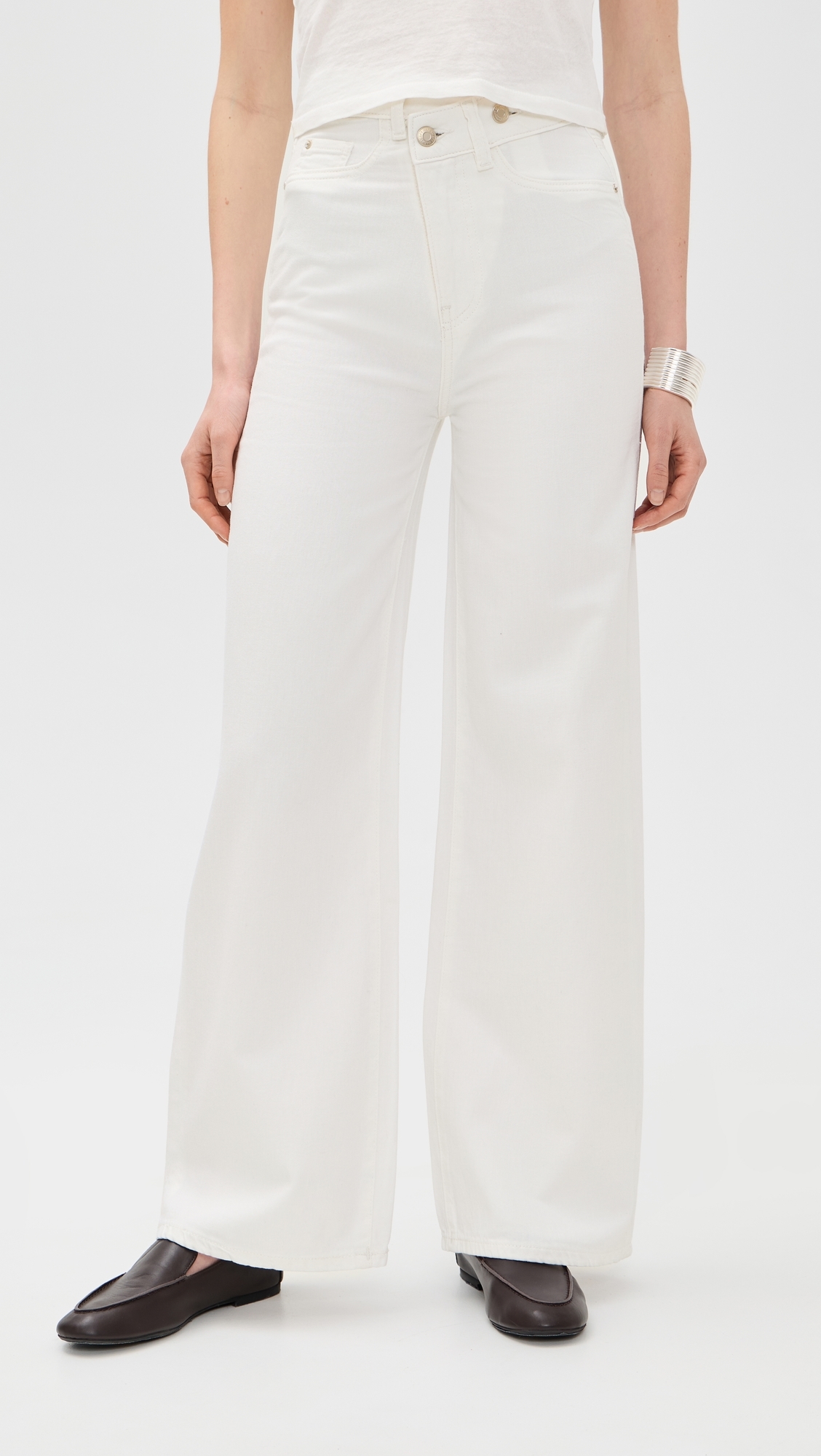 NCE Wide Leg Jeans Twisted Optic