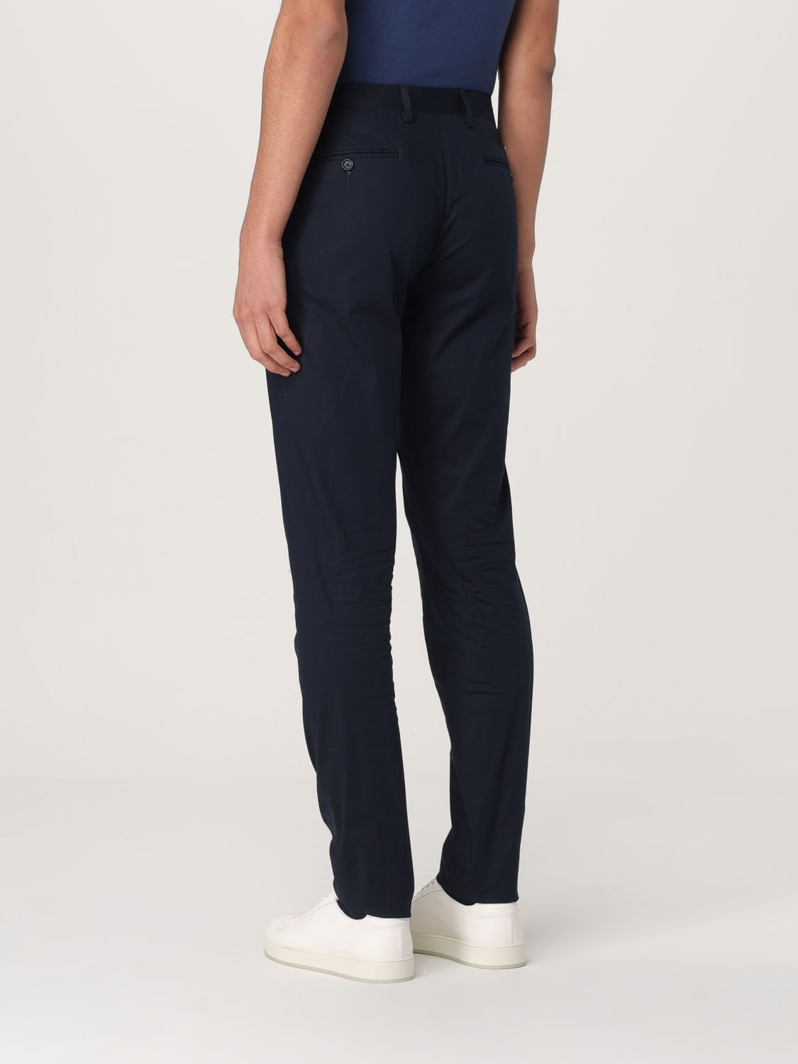 Pants Men color Blue