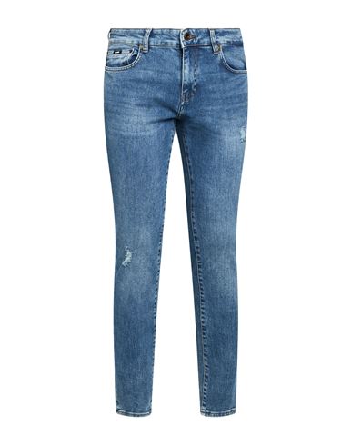 Man Jeans Blue Size 31 Cotton, Elastane