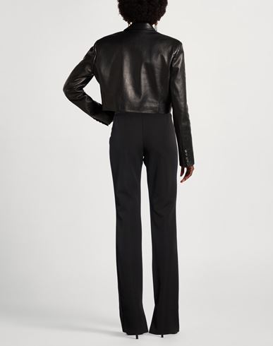 Woman Pants Black Size 6 Polyester, Elastane