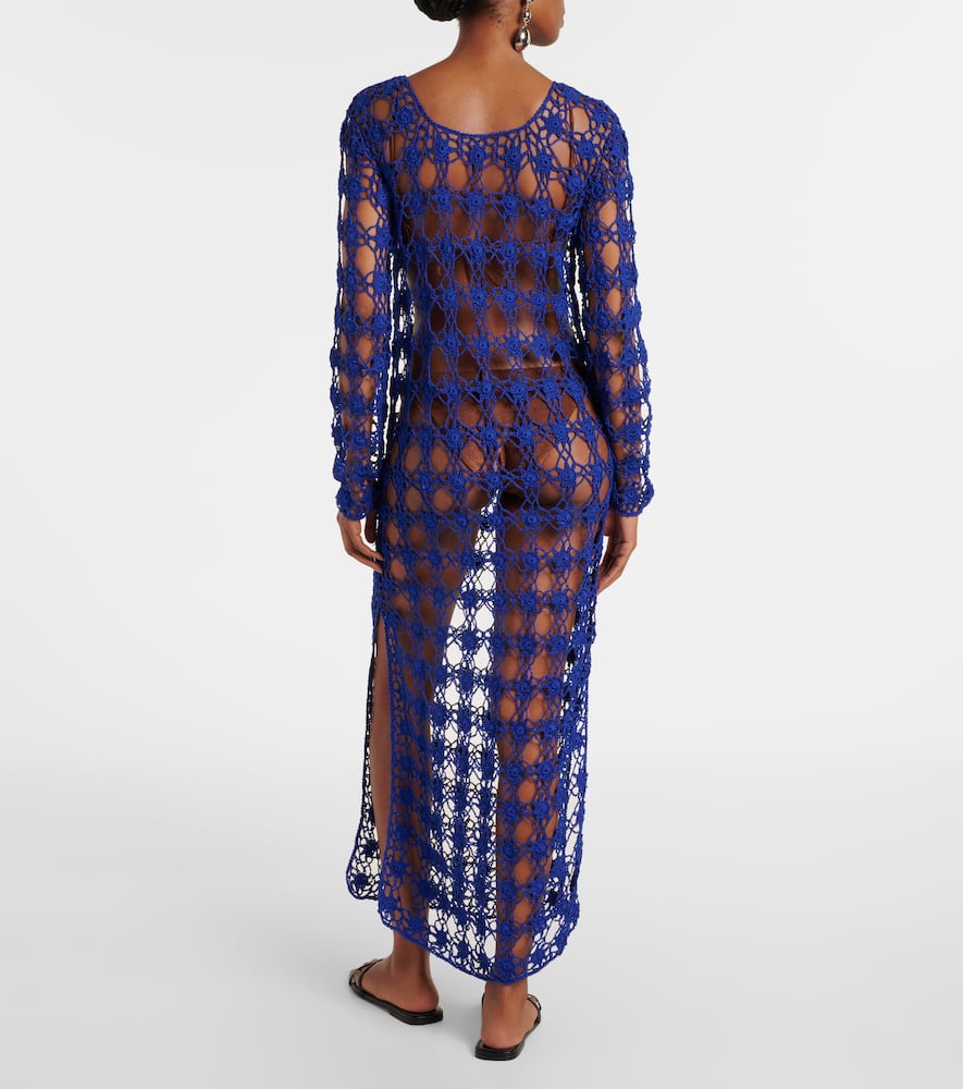 Crochet cotton maxi dress
