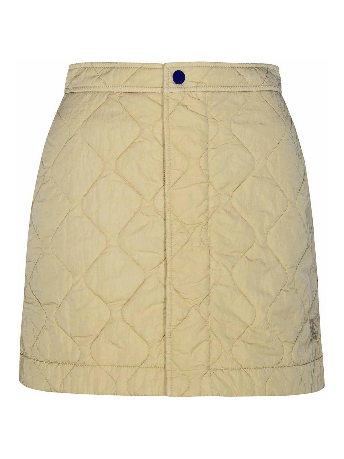 Beige Nylon Miniskirt