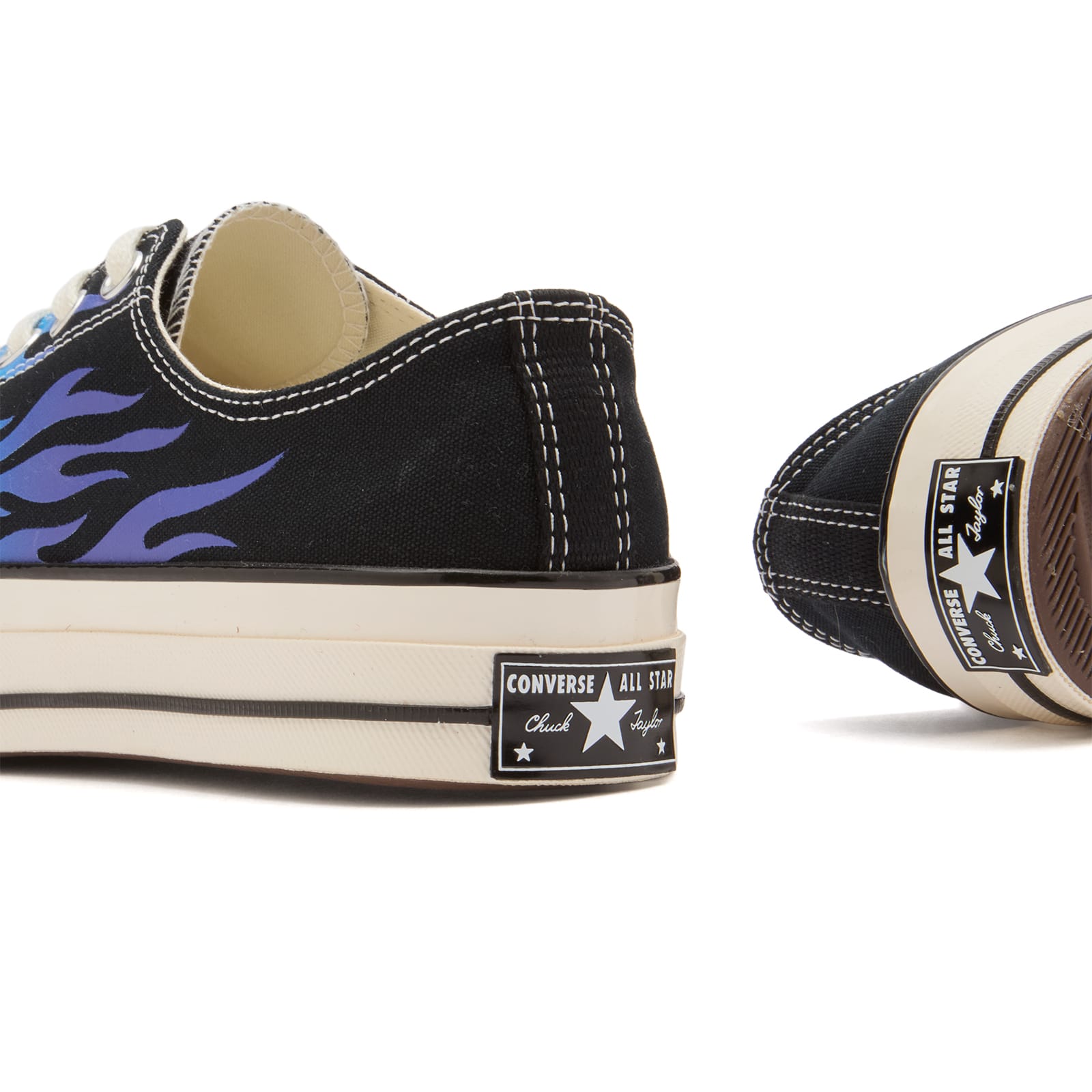 Chuck Taylor 1970s Ox Flames Sneaker Black/Blue/Cobalt