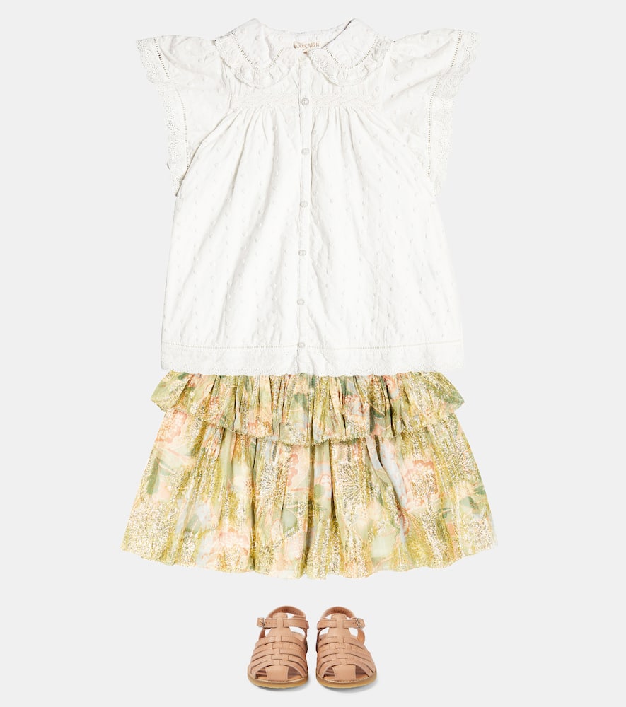 Louise Misha Roumia floral skirt