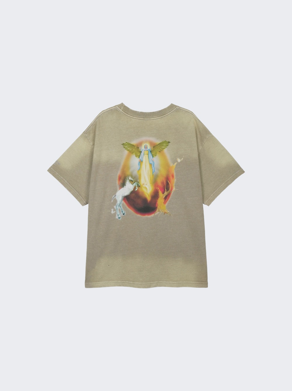 Fk Centerline Dart Washed Tee Taupe