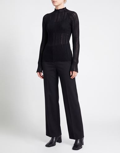 Woman Turtleneck Black Size S Wool, Acrylic