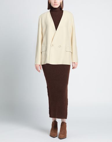 Woman Blazer Ivory Size 8 Viscose, Acetate, Polyester