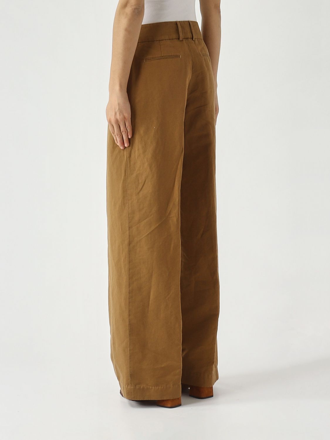 Pants Woman color Tobacco