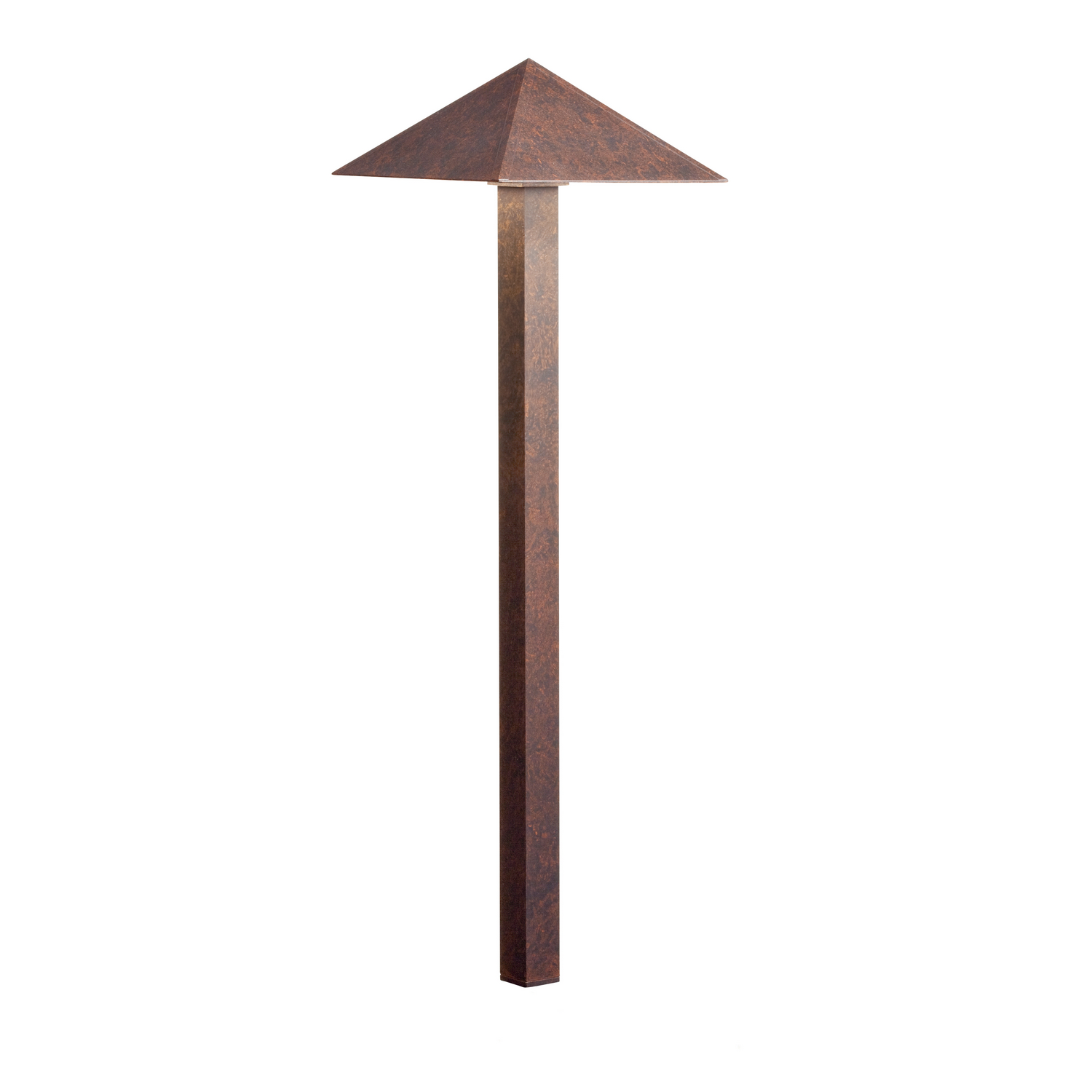 Landscape 3000K LED Pyramid Path in Textured Tannery Bronze