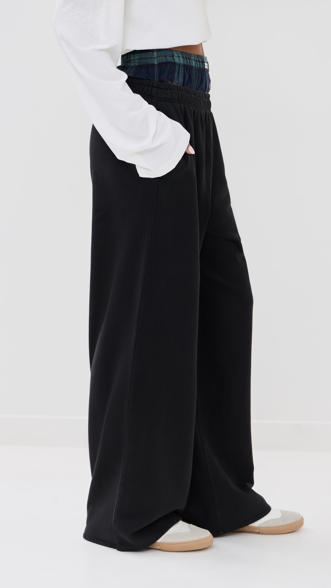 Sweatpants Black/Green