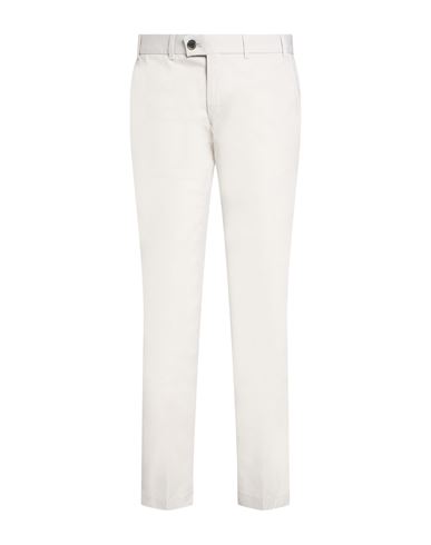 Man Pants Off white Size 34 Cotton, Nylon, Elastane
