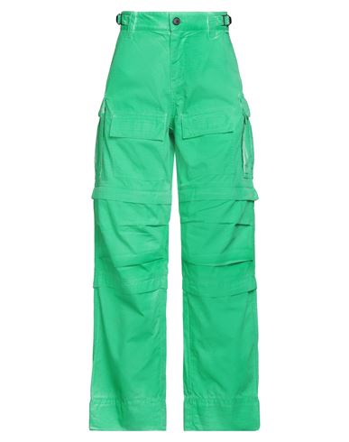 Woman Pants Green Size 24 Cotton