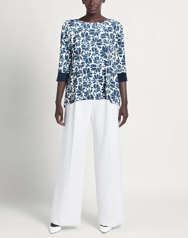 Woman Top Midnight blue Size 10 Polyester, Elastane