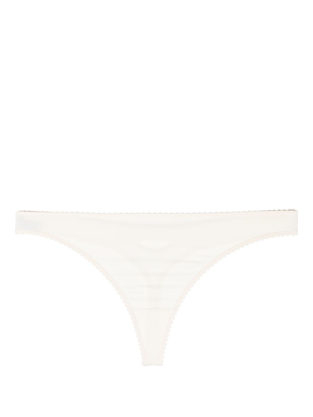 The Mauritshuis semi-sheered thong - Neutrals