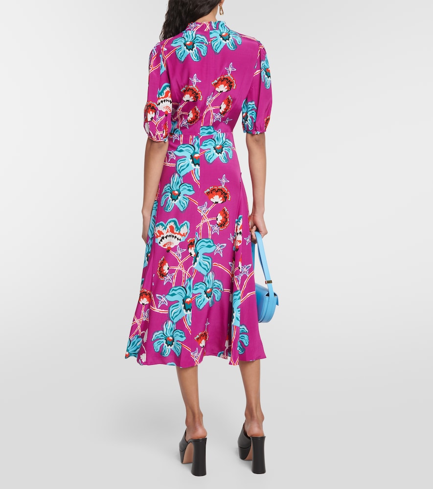 Nella floral midi dress