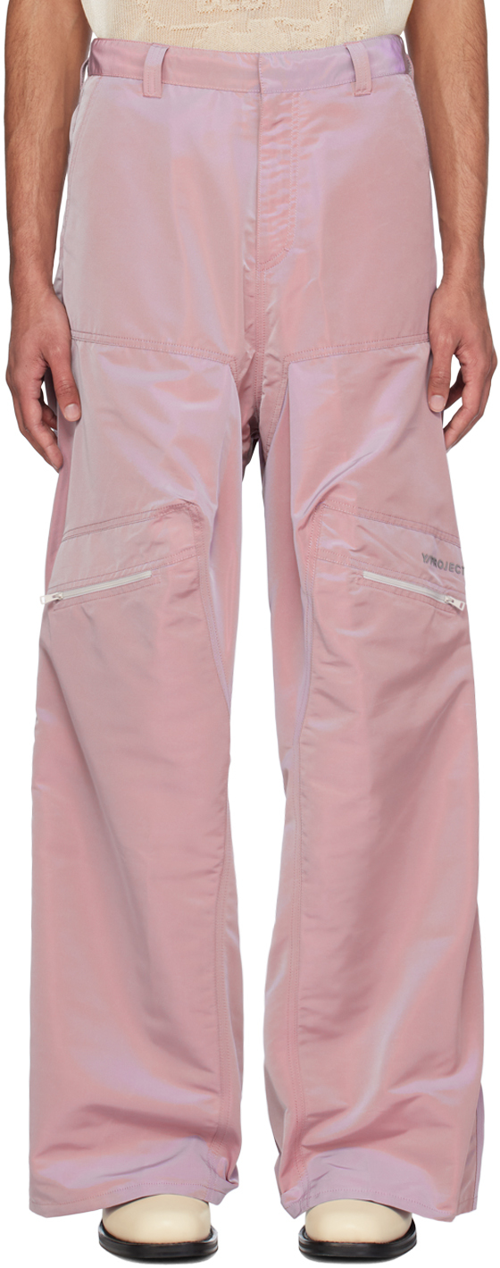 Y/Project Purple Gathered Trousers