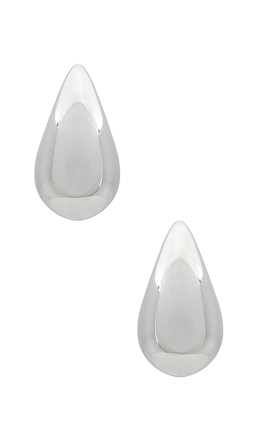 Amber Sceats OHRRINGE LILA in Metallic Silver