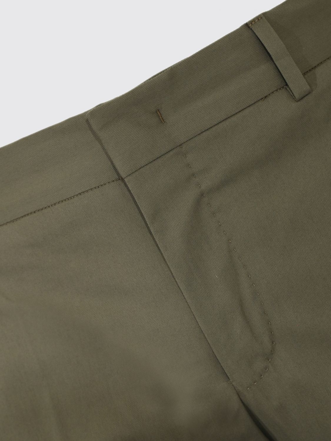 Pants Men color Military
