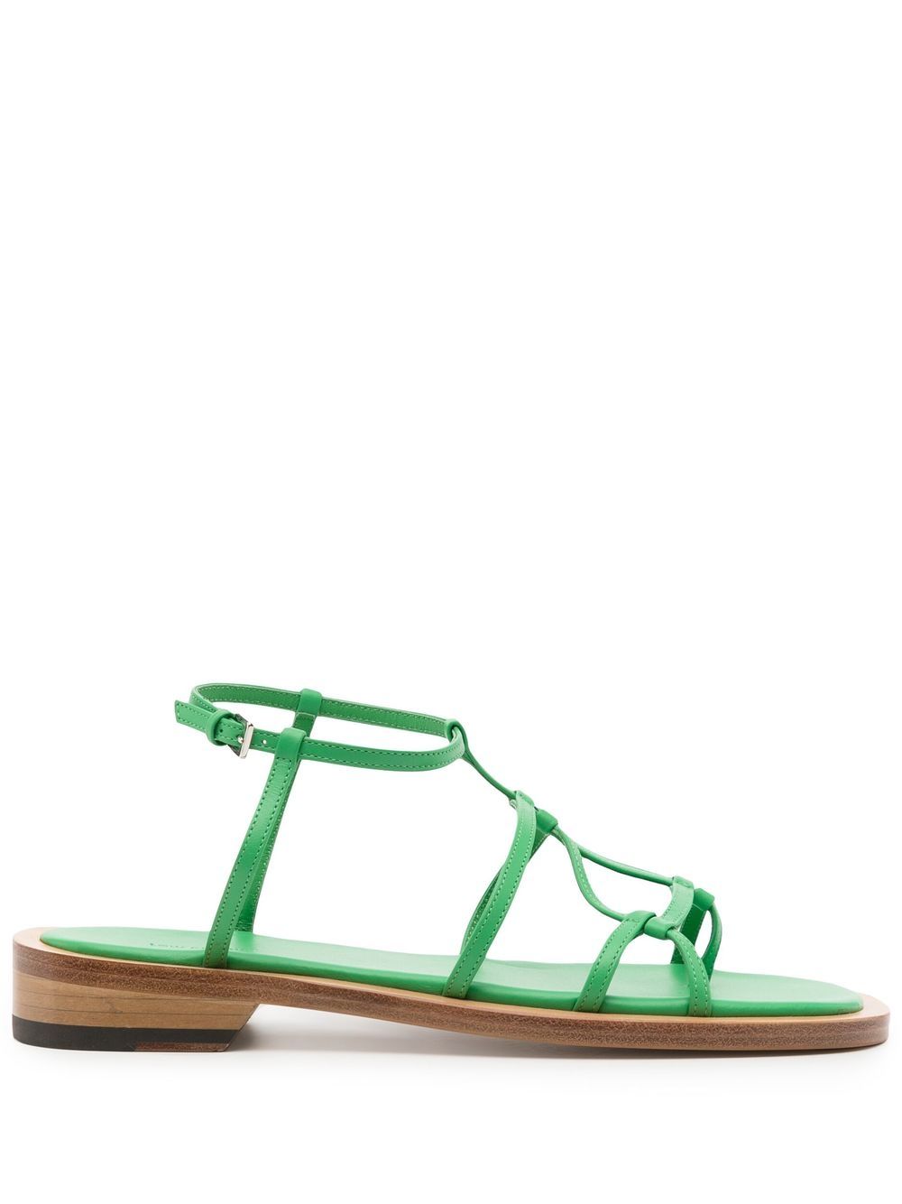 Open-toe heeled sandals - Green