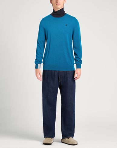 Man Turtleneck Deep teal Size XXL Polyamide, Viscose, Wool, Cashmere