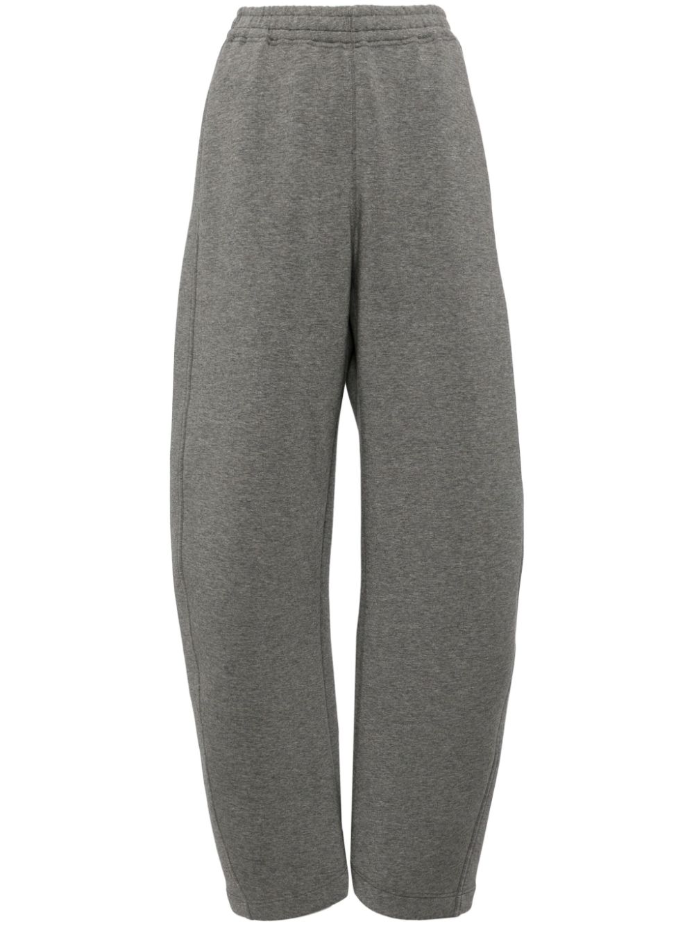 Elasticated-waist track pants - Grey