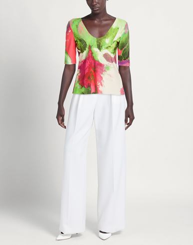 Woman Top Coral Size 4 Polyamide, Elastane
