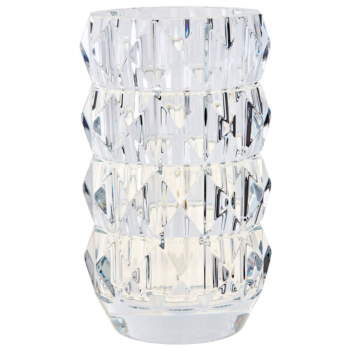 Crystal Round Louxor Vase