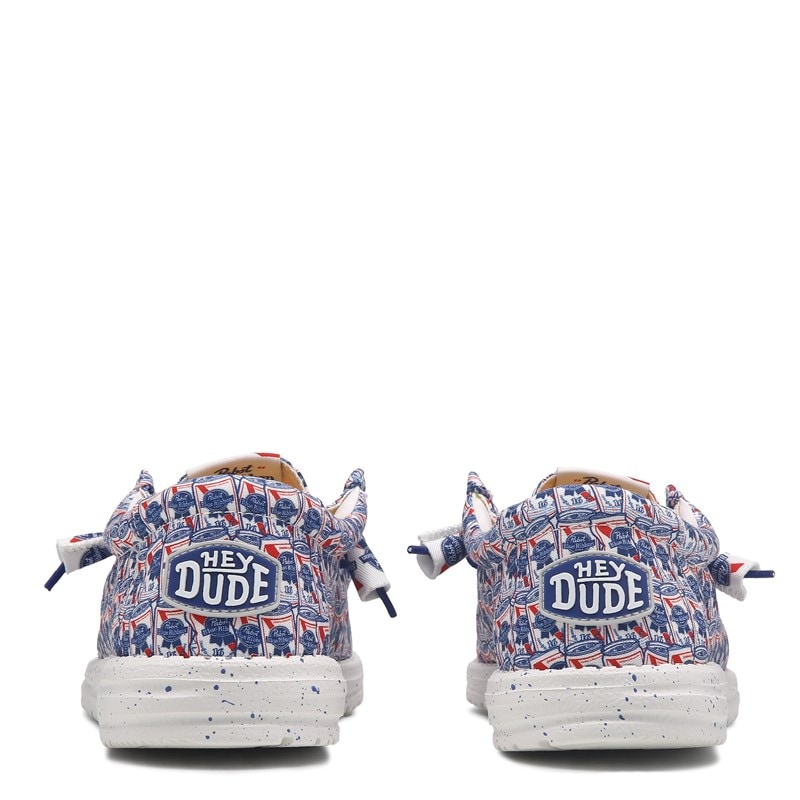 Men's Wally Pabst Blue Ribbon Casual Shoes (Pbr Red/White/Blue)