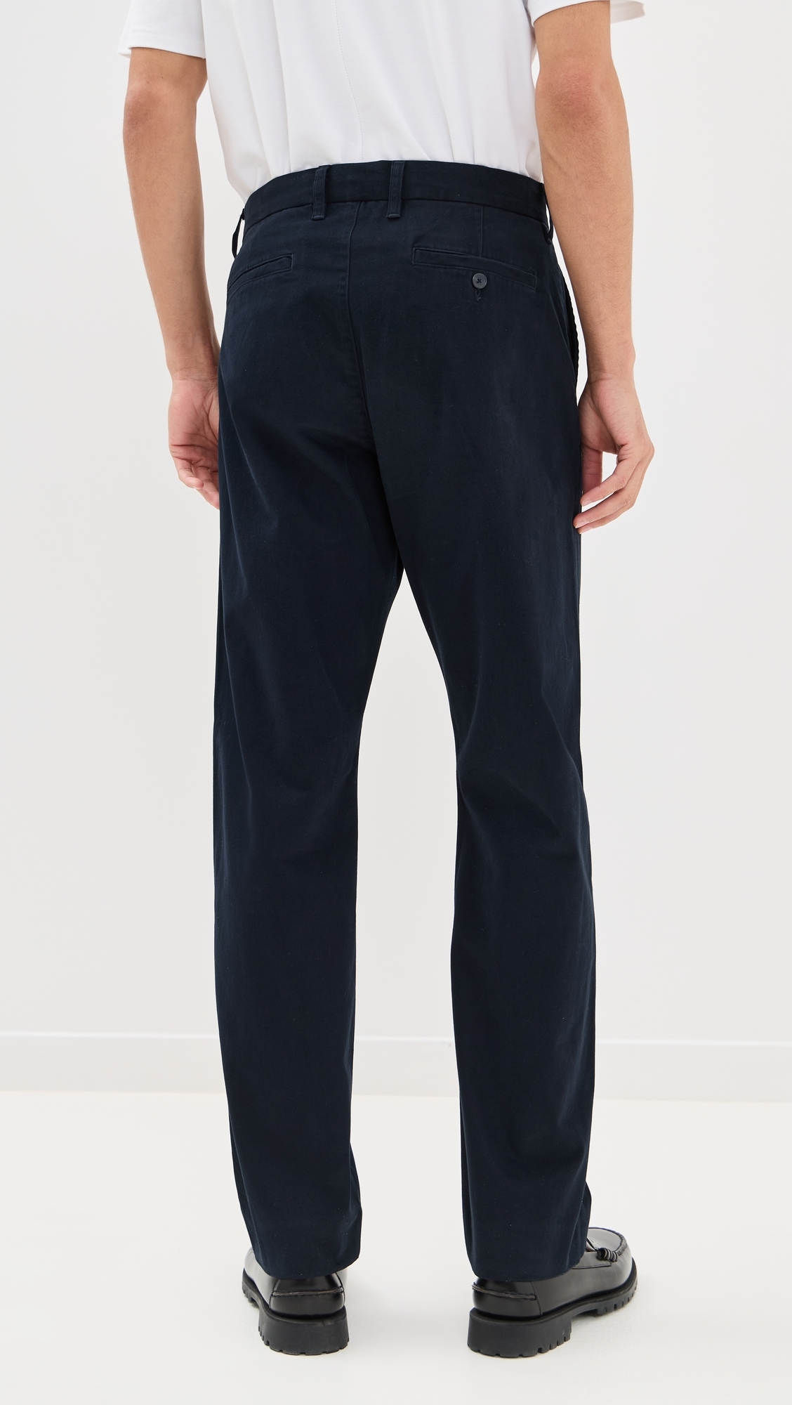 Louie Straight Fit Peached Cotton Chinos Coastal