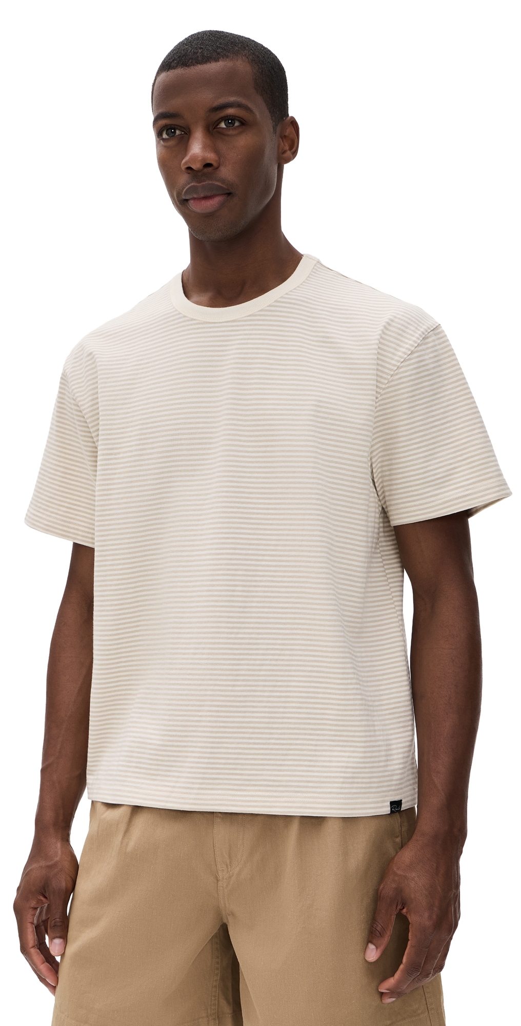 Kip Stripe Tee Dune Stripe