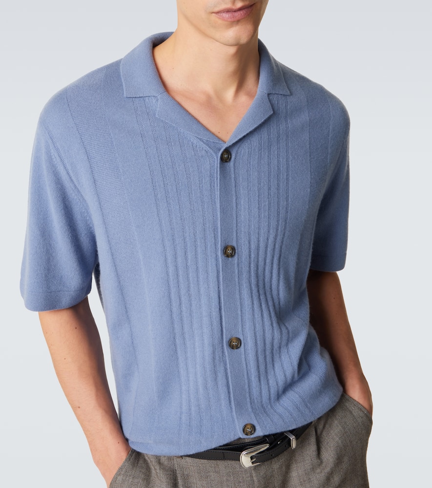 Gerone knitted cashmere polo shirt