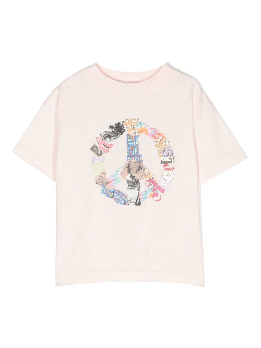 Peace organic cotton T-shirt - Pink