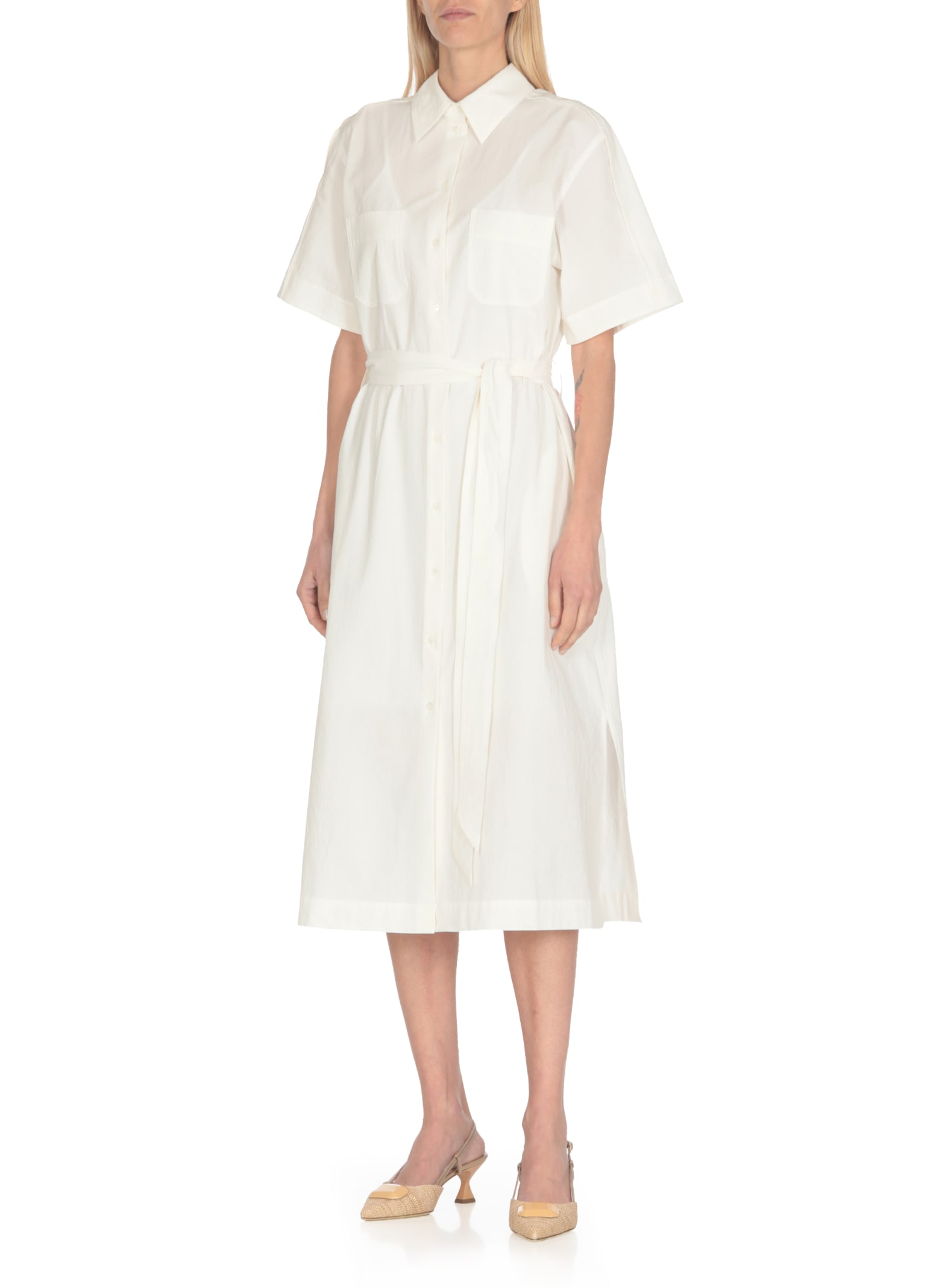 메종키츠네 여성 Chemisier Dress MW01603WC0033P100
