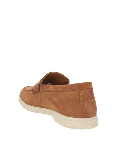 Man Loafers Camel Size 10 Calfskin