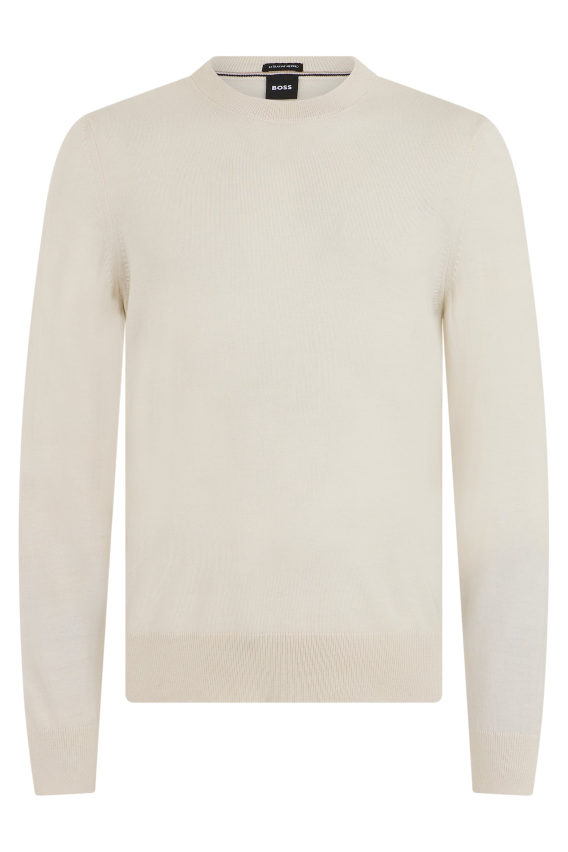 Classic Virgin Wool Long-Sleeve Sweater for Men
