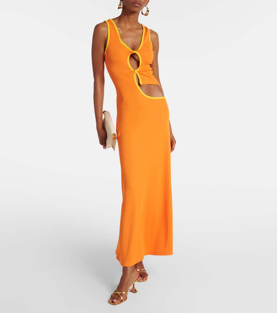 Open Twist maxi dress
