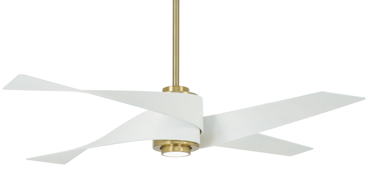 Soft Brass 64" Ceiling Fan from the Artemis Iv Collection
