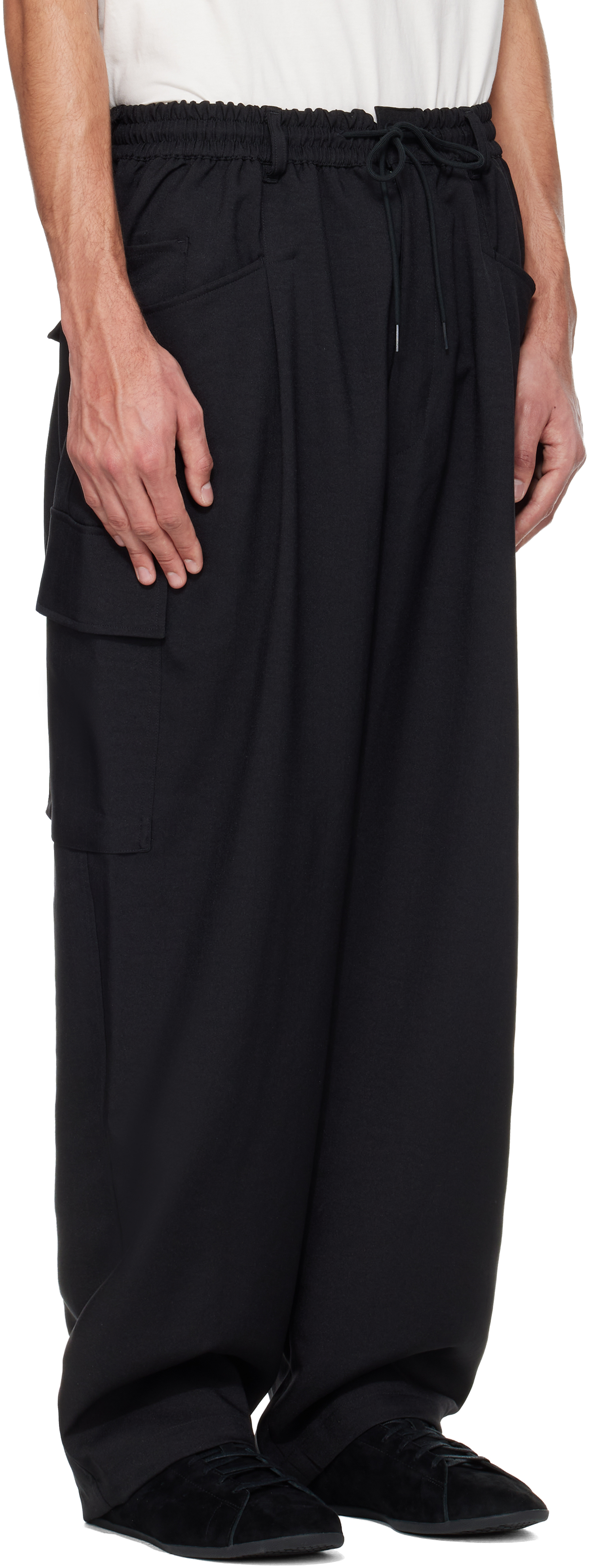 Black Sport Uniform UT Straight Leg Cargo Pants