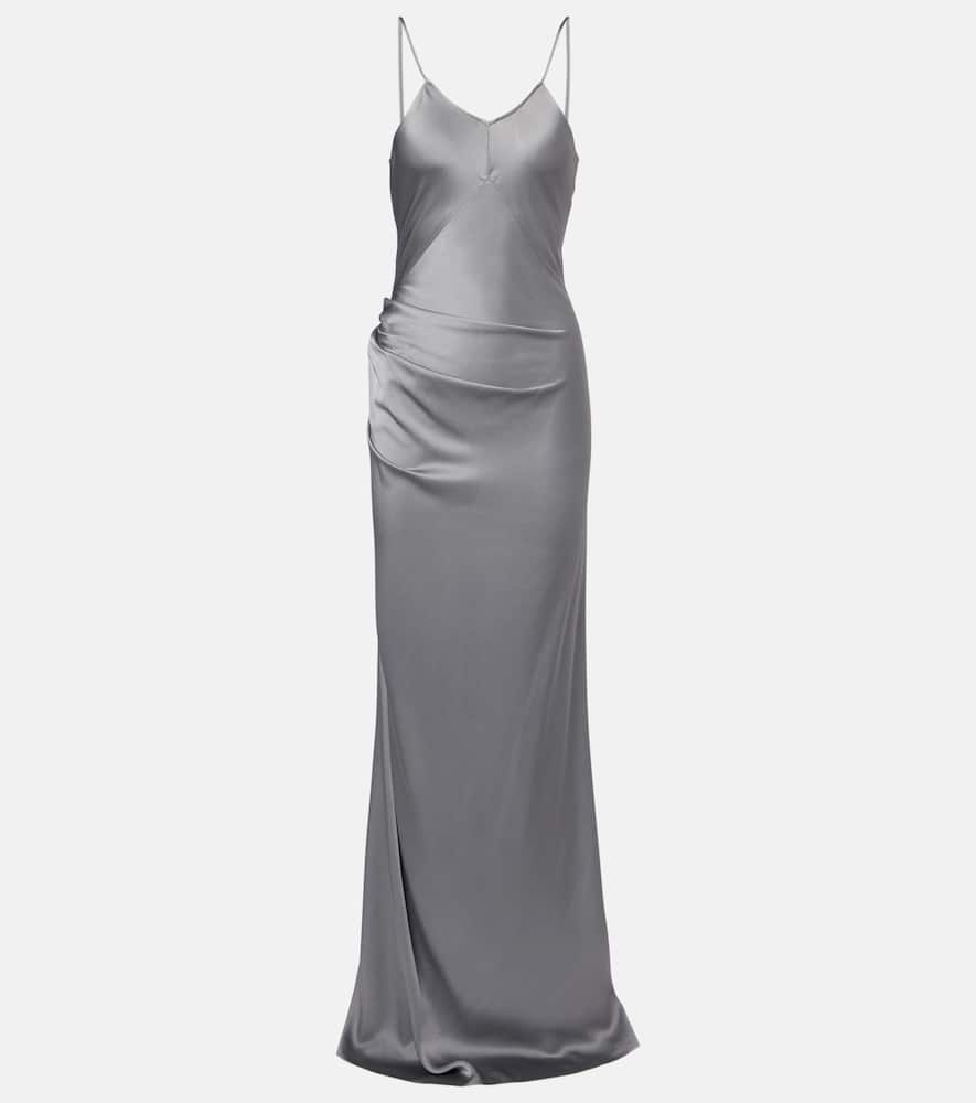 Cami satin gown
