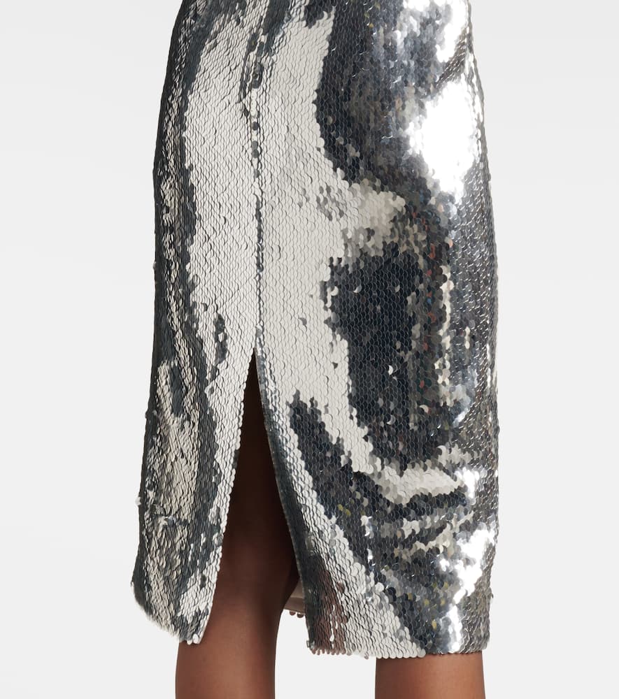 Sequined midi dress