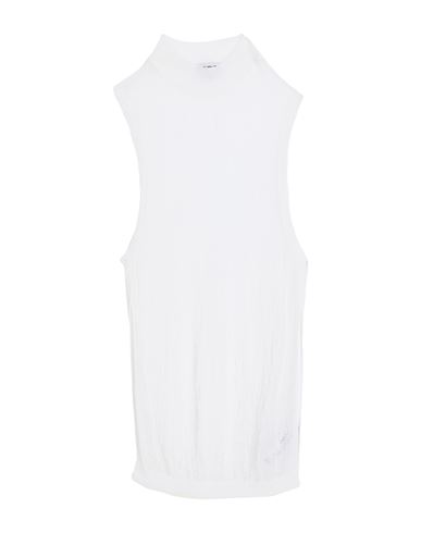 Woman Turtleneck White Size 6 Organic cotton, Polyamide