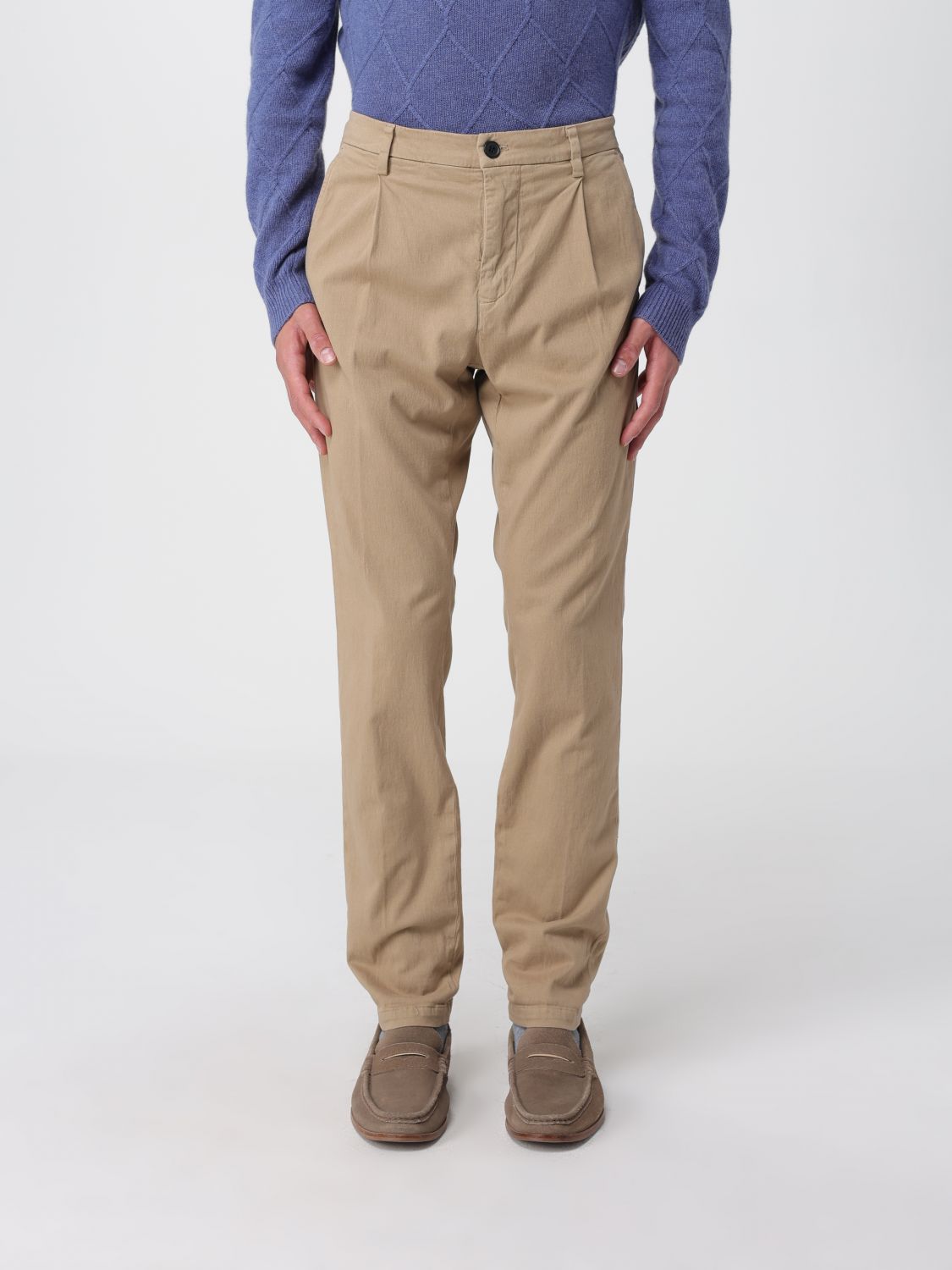 Pants Men color Beige