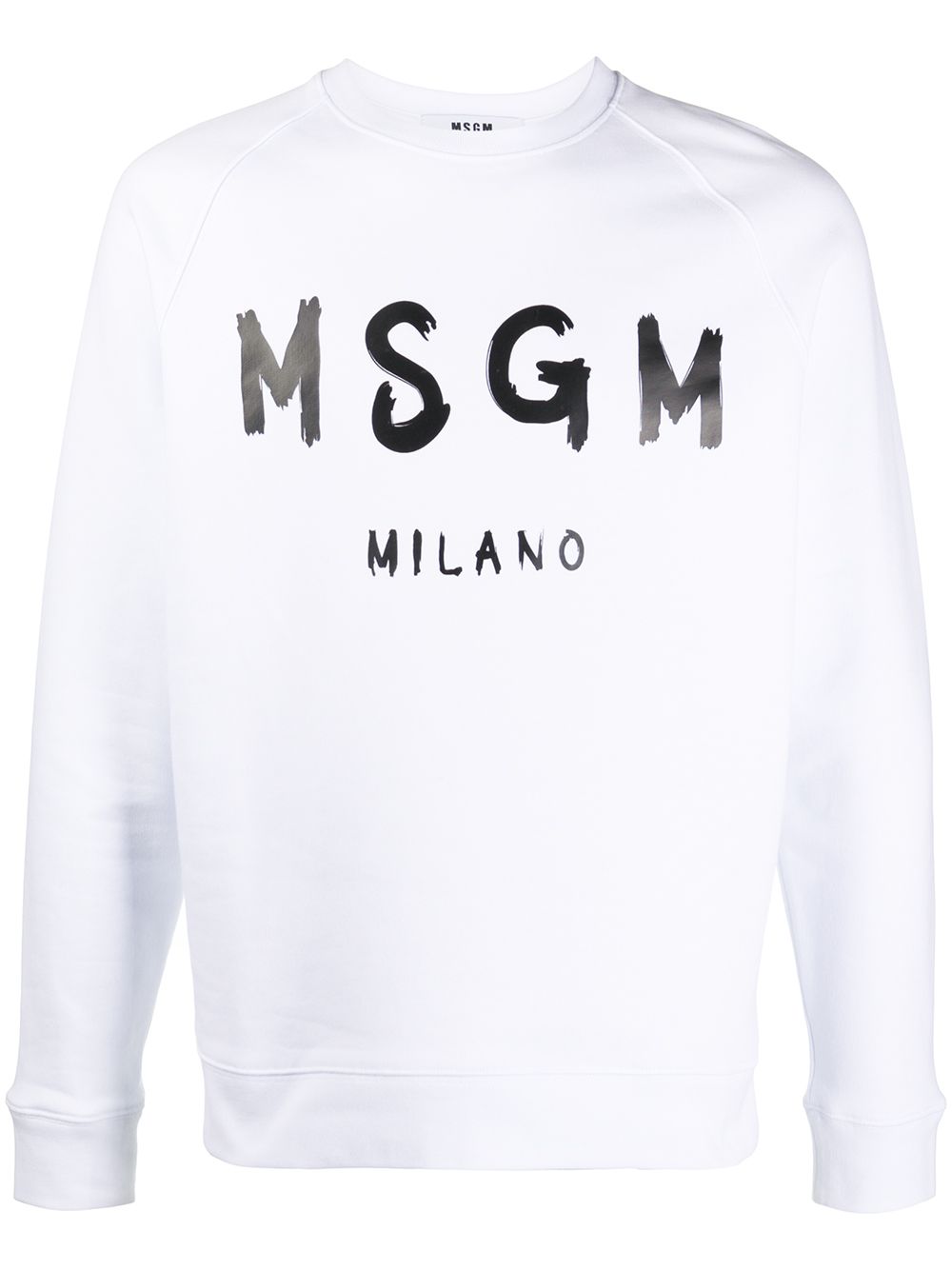Printed logo sweatshirt - White